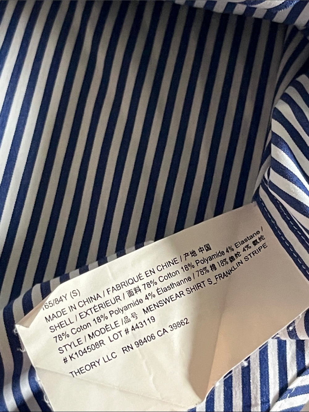 Theory lot of 2 button up proffesional business collegiate shirts stripes plain - Picture 6 of 9